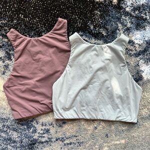 2 Skims Fits Everybody High Neck Bra - size small - blue and purple